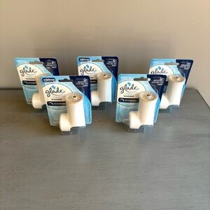 Glade Plugins Scented Oil Warmer Plug In Air Freshener Adjustable White x 5 NEW